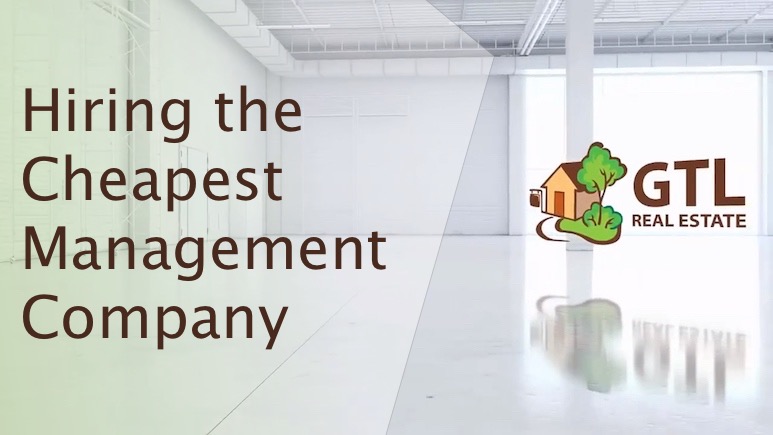 Hiring the Cheapest Management Company
